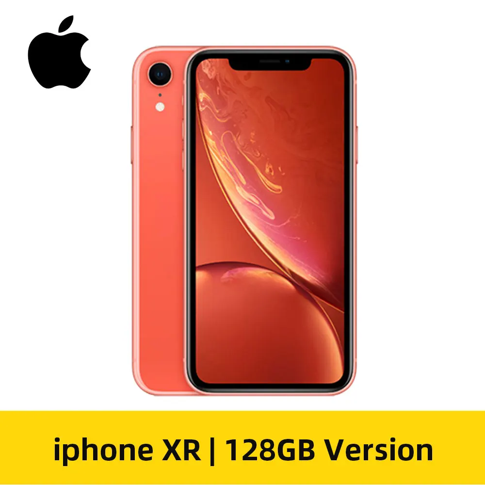 128GB Orange Смартфон Apple iPhone XR, 6,1 дюймов, retina HD, ips дисплей, A12, бионический процессор, 64 ГБ/128 Гб ПЗУ, IOS, 4G, Lte, Apple, телефон IP67 - Цвет: 128GB Orange