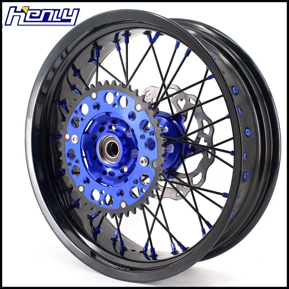 3,5/4,25 супермото спицевые колеса комплект для KTM SX SX-F EXC EXC-F XCW 125 150 200 250 300 350 400 450 500 черный луч диски