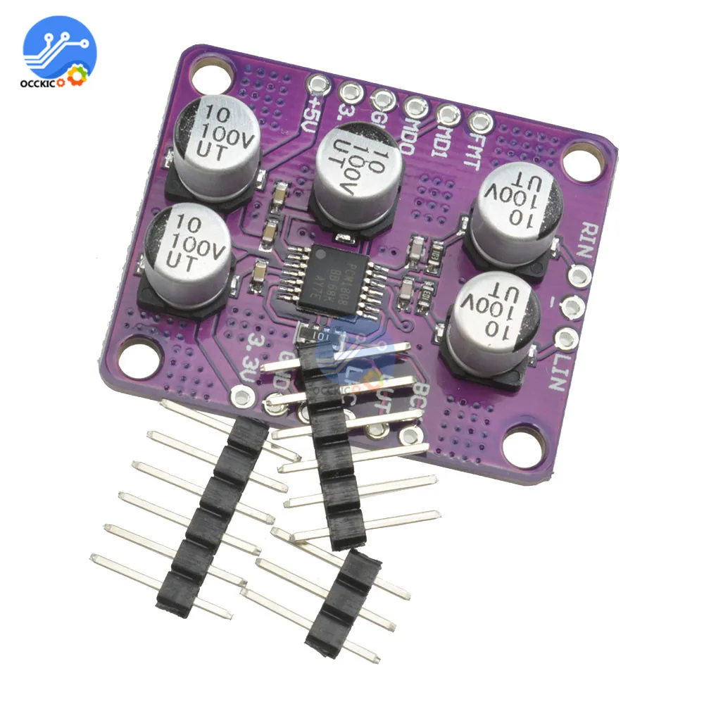 PCM1808 105dB SNR аудио стерео ADC односторонний Аналоговый Входной декодер 24bit усилитель