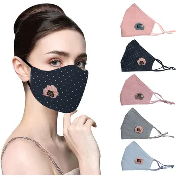 

5PCS Adult Unisex Face Mask Breathing Cotton Mouth Cover mascarilla mondkapjes Christmas Face Masks Washable Adjustable masques