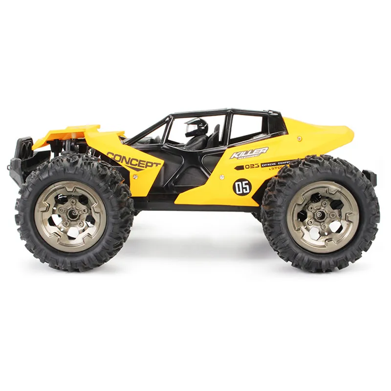 RCTBOX 1/12 2,4 г 2WD щеточный двигатель и ESC высокая скорость 25 км/ч RC автомобиль десерт ошибка gy модель автомобиля желтый и зеленый