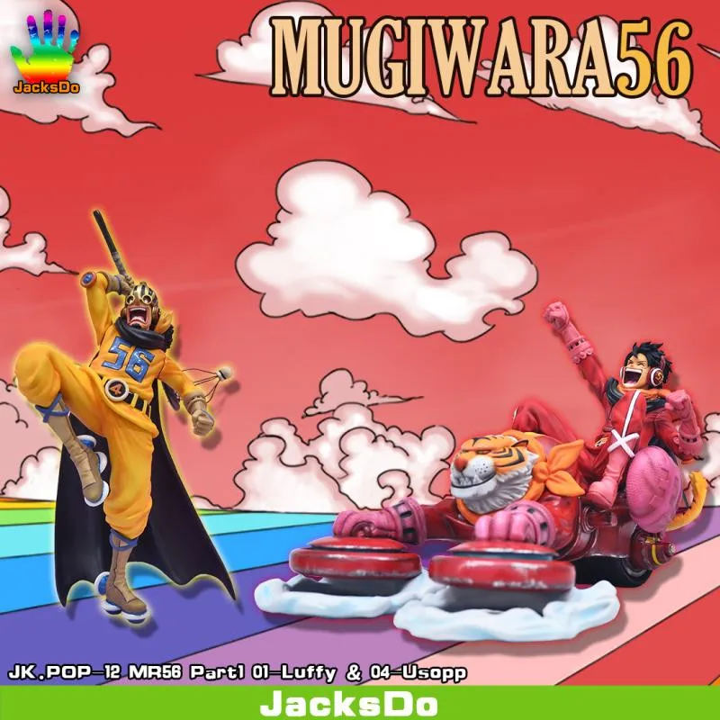 

ONE PIECE JK JacksDo MR56 Monkey D Luffy Usopp GK Statue Anime PVC Figure Collect Model Toy M4006