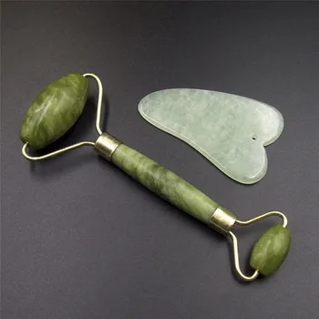 

Facial Roller Natural Jade Quartz Stone Face Skin Care Slimming Anti Wrinkle Cellulite Beauty Massage Tool Face Lift Massager