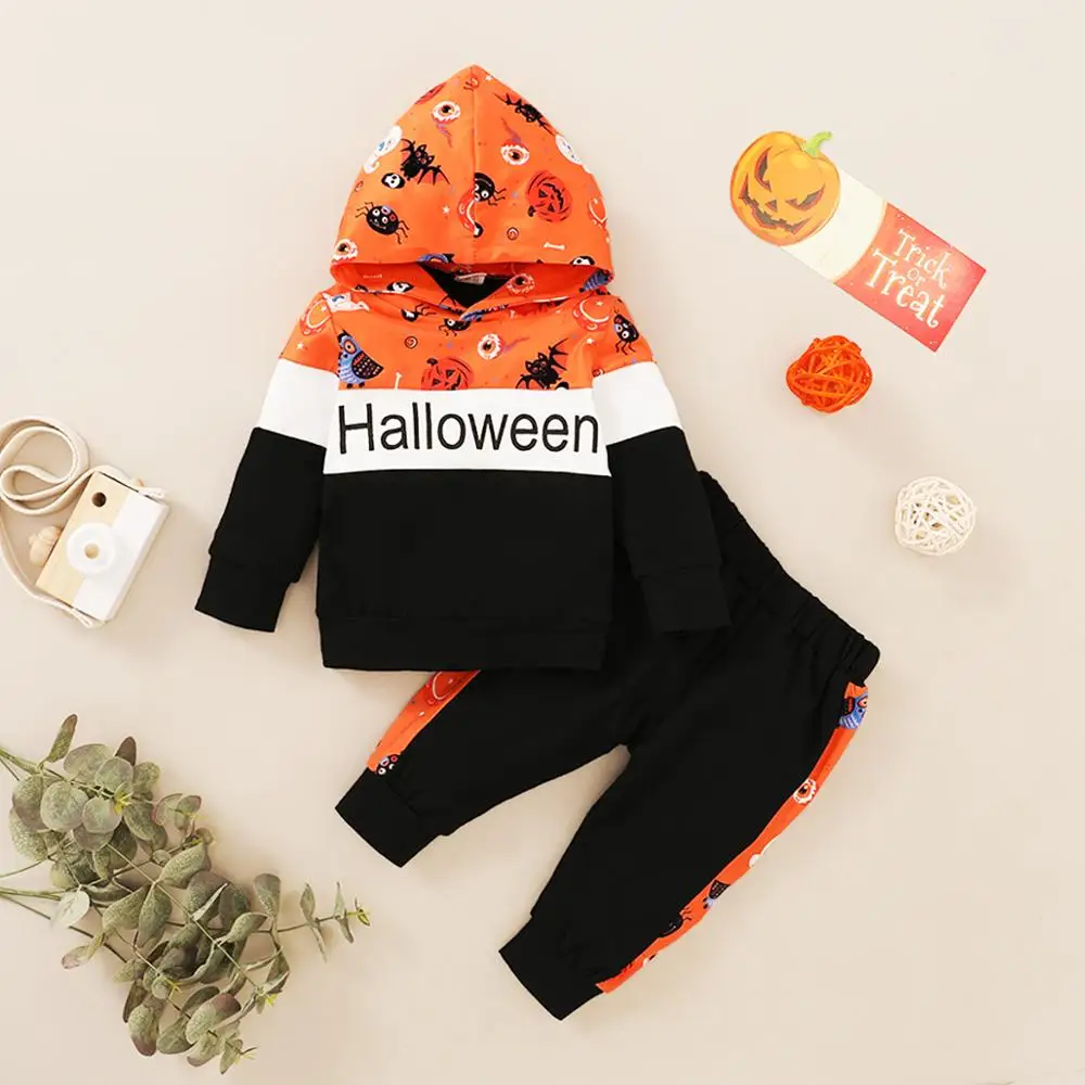 

Baby Halloween Clothing Sets Children Hoodies+Pants 2PCs suit Boys Tracksuits Infant Sports Outfits Baby Casual Jogging Clothes