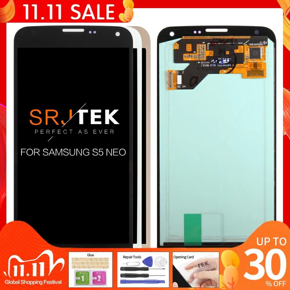 ЖК-дисплей 5 1 ''Super AMOLED для Samsung Galaxy S5 Neo G903 G903F с сенсорным экраном и
