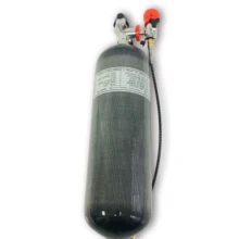 Ac268101 углеродное волокно высокого давления газовый баллон 4500Psi/300 бар 6.8L пистолет Воздушный бак сжатый ВВС Кондор акваланг Pcp Acecare