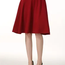 Юбка-зонтик в европейском и американском стиле, длинная юбка с высокой талией, эластичная юбка большого размера большого