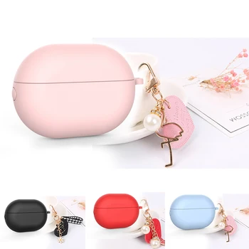 

Cute Love Heart Keychain Cartoon case for Huawei Freebuds Pro Case FreeBuds 4 PRO Case Silicone Earphone Cover Fundas