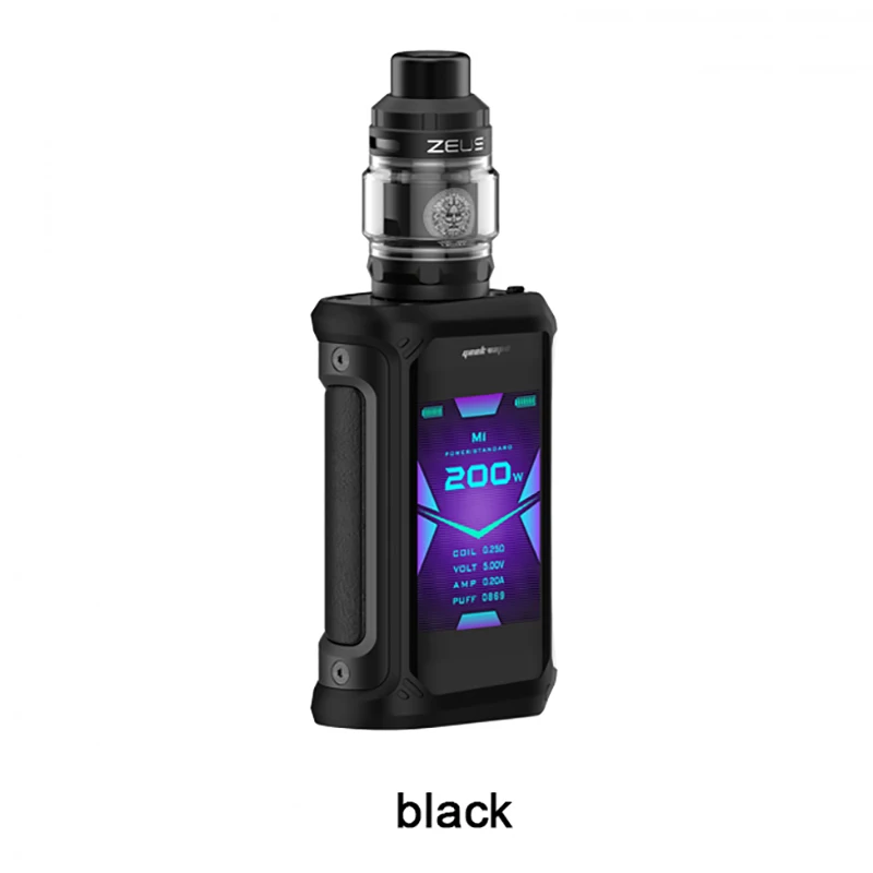 Geekvape Aegis X Zeus Комплект 200 Вт Питание от двух батарей 18650 коробка мод с Sub Ом RTA танк