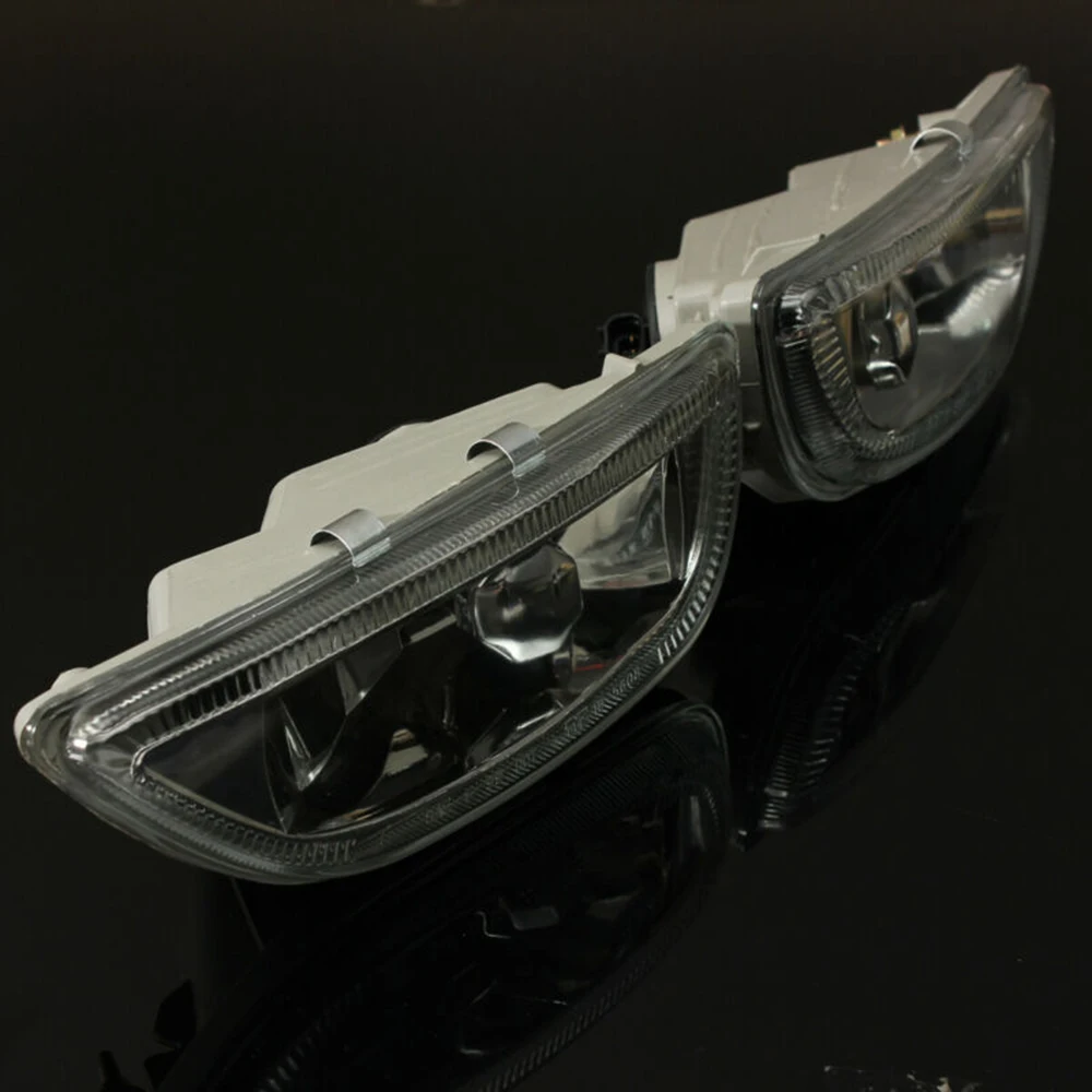

1 Pair Fog Lights Clear Lens Front Lamp For Toyota Corolla 2001-2002 12V