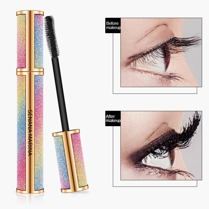 3D Mascara Makeup Lengthen Eyelash Extension Waterproof Quick-drying Long-lasting Big Eye Cosmetics |