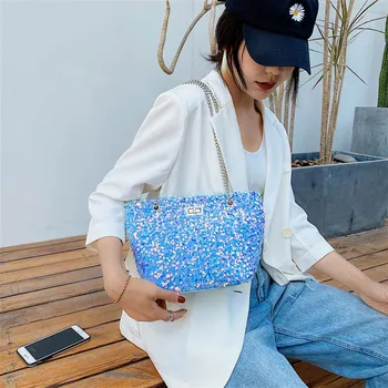 

bags for women 2020 fashion large capacity Sequin women's Shoulder Tote Bag purses and handbags crossbody bags for women