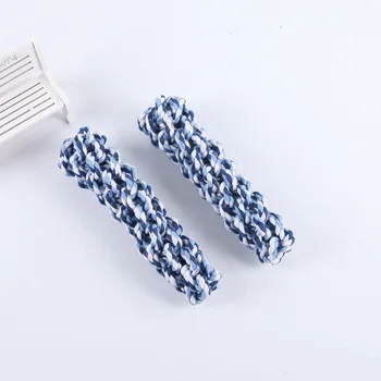 

Molar interaction pet supplies Pet Dog Cat Puppy Cotton Chew Knot Toy of hand-knitted rope dog Braided rod