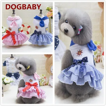 

Pet Clothes Pet Clothes Pet Skirt New Classic Sailor Skirt In Spring And Summer Small Dog Clothes
