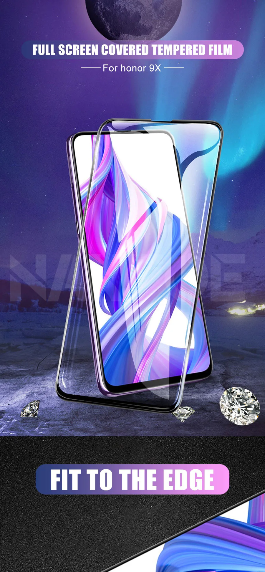 t mobile screen protector 9D Protective Glass on the For Honor X10 9X 9A 9C 9S Tempered Screen Protector Honor 8X 8A 8C 8S 20S 30S 9i 10i 20i Glass Film mobile protector