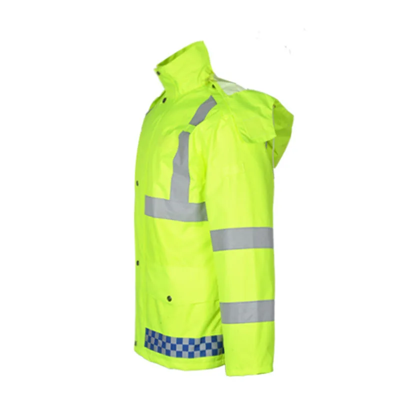 Полицейская Светоотражающая Одежда дышащая водонепроницаемая холодная защита рабочее место высокая видимость защитная одежда открытый плащ