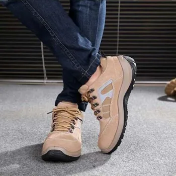 

Men's Outdoor Steel Toe Anti Smashing Protective Work Shoes Boots Men/Women Puncture Proof Safety Shoes Anti-slip