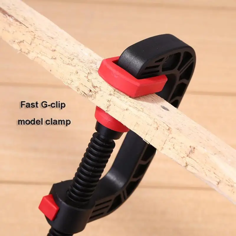 

2inch/3inch G Type Wood Clip Quick Release Clamp Engineering Plastic for Woodworking Tools screw fast Mobile positioning
