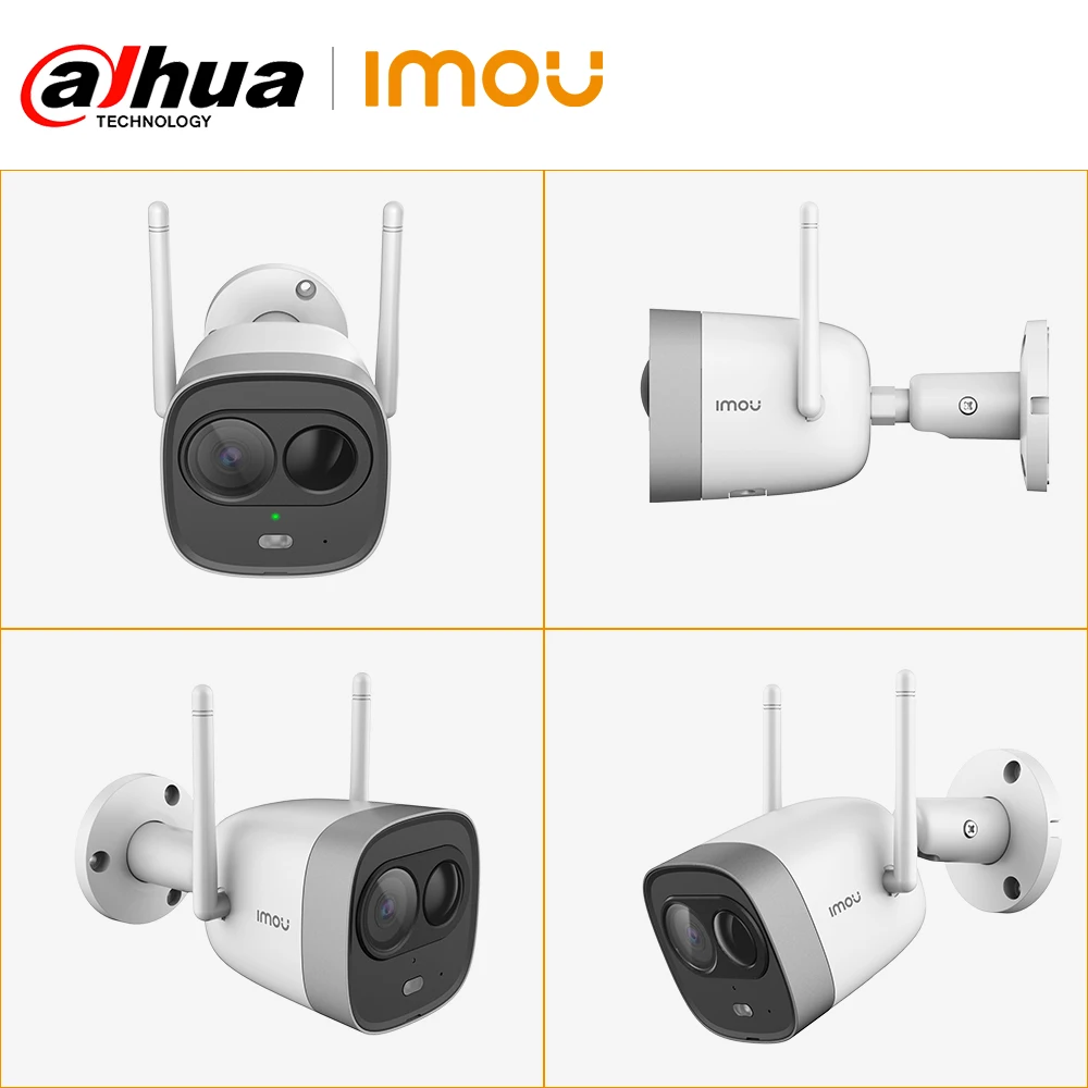 Dahua Bullet наружная WiFi ip камера с двойной антенной IP67 водонепроницаемый Встроенный