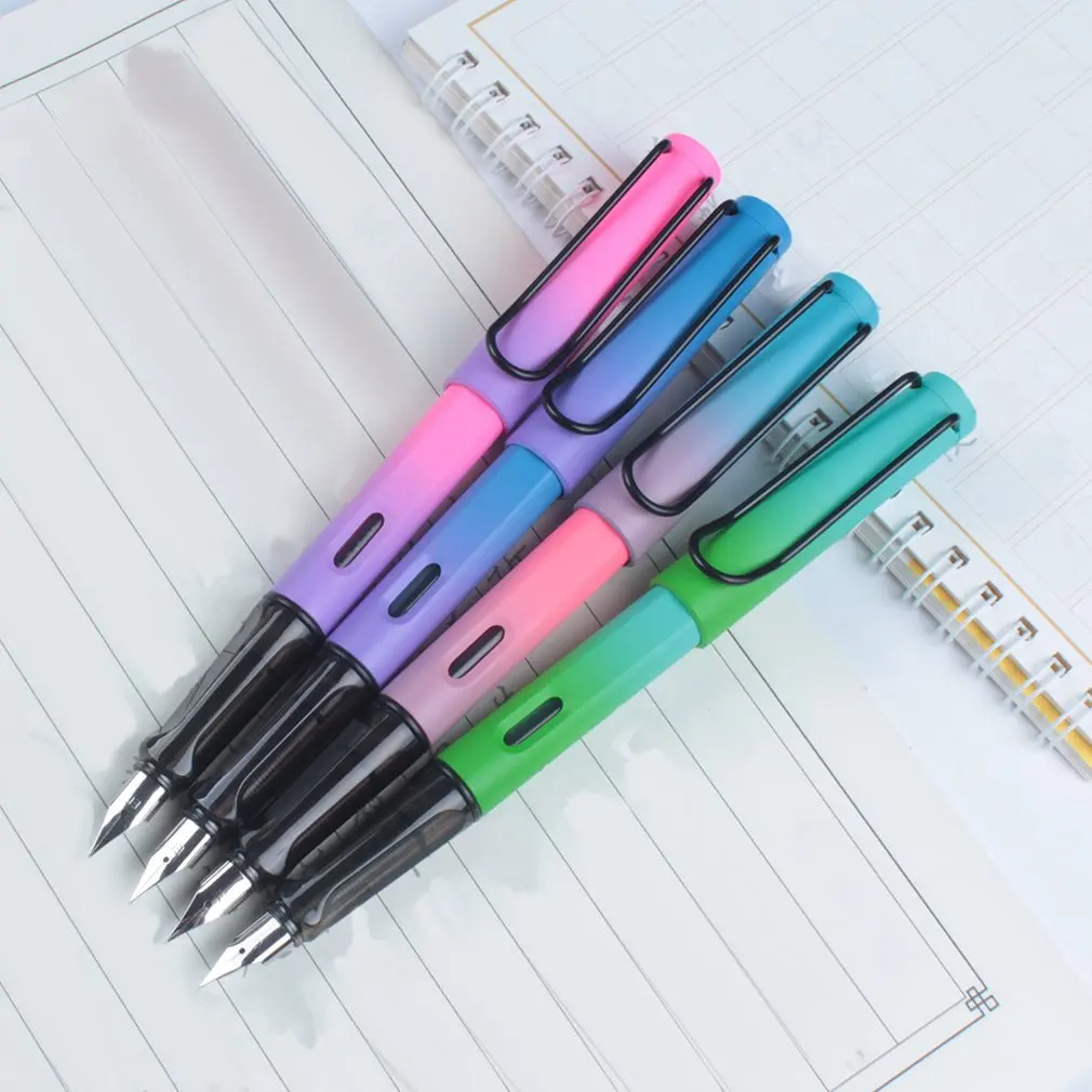 Красочная пластиковая чернильная коробка ручка, подпись ручка офисная шариковая ручка текстурированная ручка удобно держать