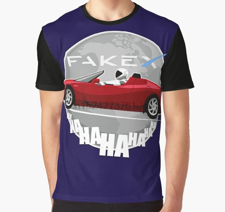 All Over Print 3D Tshirt Men Funny T Shirt Tesla Motors Logo Vector Model Brand red black Full Big print Graphic T-Shirt | Мужская