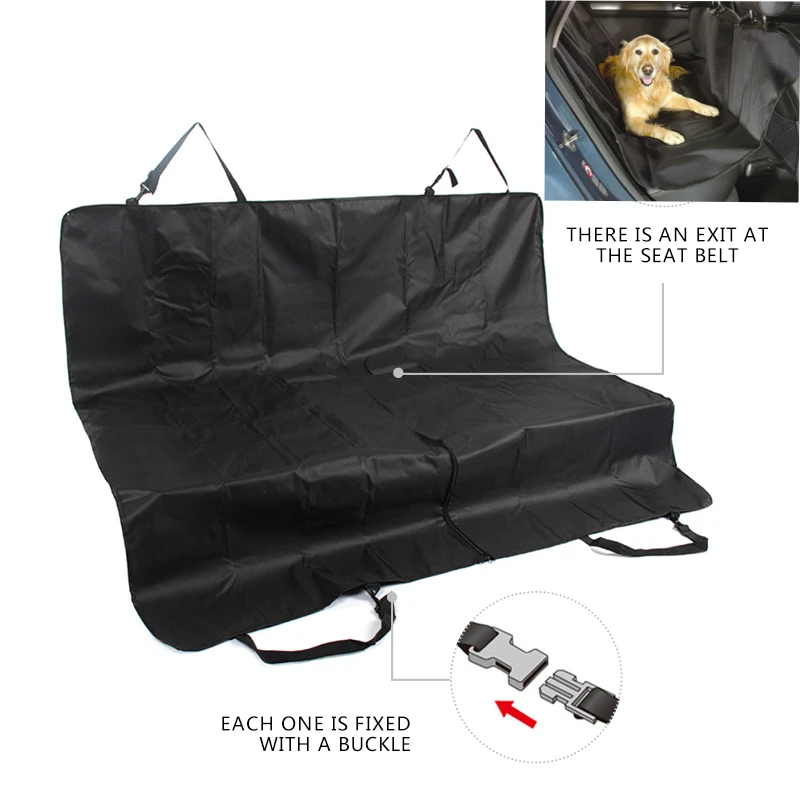 Cubierta de asiento de coche para mascotas, colchoneta para perro, hamaca para perros pequeños, medianos y grandes, esterilla de seguridad de asiento trasero para coche