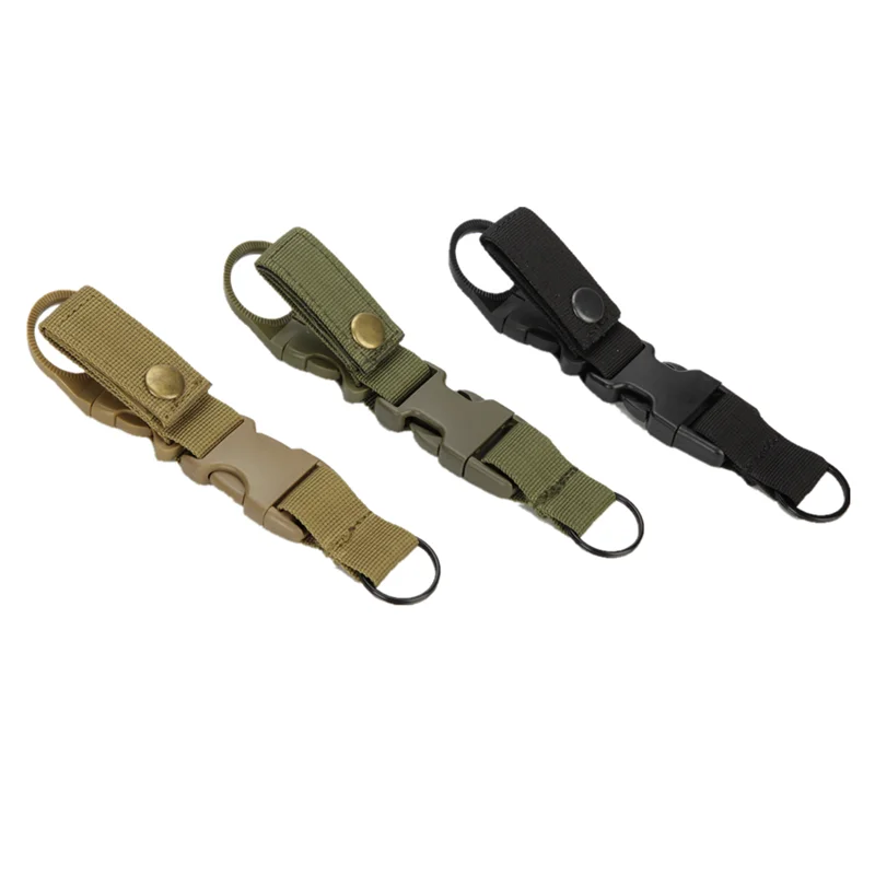 

Outdoor Backpack Hook Belt Hook Military Tactical Nylon Belt Accessory Hunting Climbing Survival Waist Strap Hook