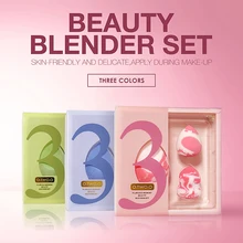 3-Pack пуф для макияжа сухой и влажной красоты макияж спонж в форме яйца пуф Макияж инструмент