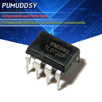 

10PCS TL072CP TL072 Dual Operational Amplifier DIP-8