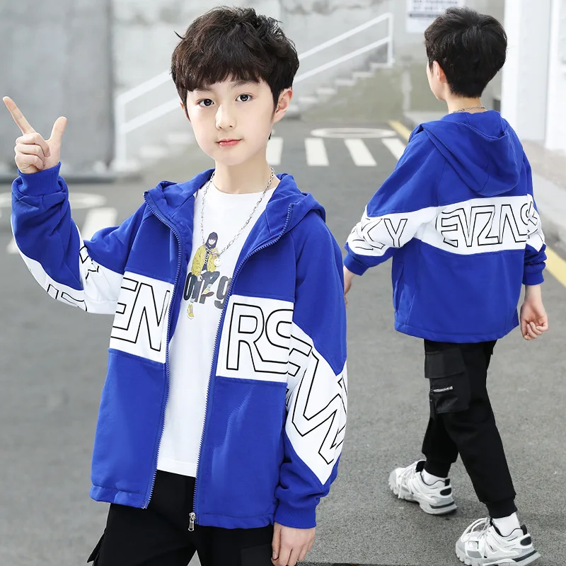 

New Arrive Spring Autumn Boy Coat Jackets Overcoat Top Kids Teenage Gift Children Clothes Gift Formal School High Quality