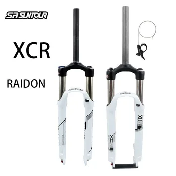

SR SUNTOUR XCR RAIDON bicycle air fork 26/27.5 inch suspension wire control damping control MTB mountain bike front fork
