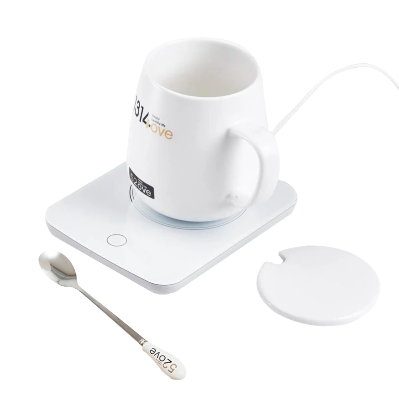 ABUI-Coffee Mug Warmer with Automatic Shut Off for Office Home Use, Beverage Warmer Cup Plate Accessories for Milk Tea Coffee Wa