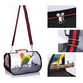 

Bird Stand Parrot Outing Bag Pet Takeout Bird Backpack Outdoor Bird Cage Travel Carrier Breathable Backpack