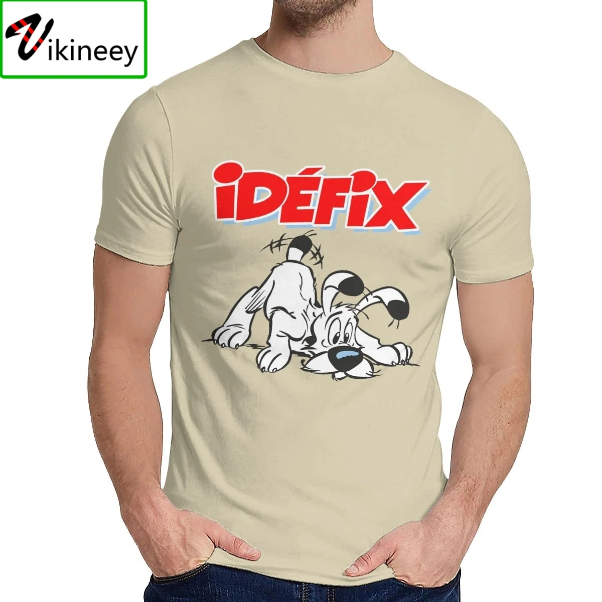 Футболка унисекс Asterix и Obelix Dogmatix Idefix Ideafix Dog Качественный хлопок 2020 Классическая