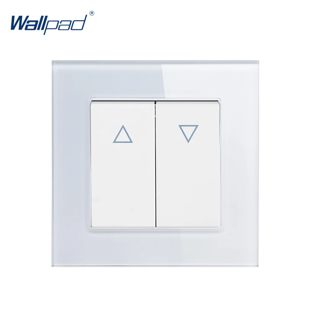 Вертикальный переключатель для штор Wallpad Хрустальное стекло 110 250 В занавеска