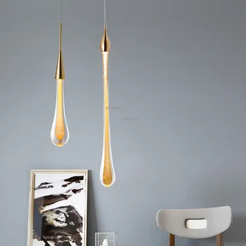 

Nordic LED Pendant Lights Crystal Light Fixtures LOFT Hanging Lamp Living Room Bedroom Home Decor Indoor Lighting Pendant Lamp