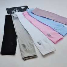 Летний охлаждающий солнцезащитный Чехол-манжета для мужчин и женщин с защитой от ультрафиолета, тонкий длинный вискозный чехол для рук, Солнцезащитный чехол для вождения