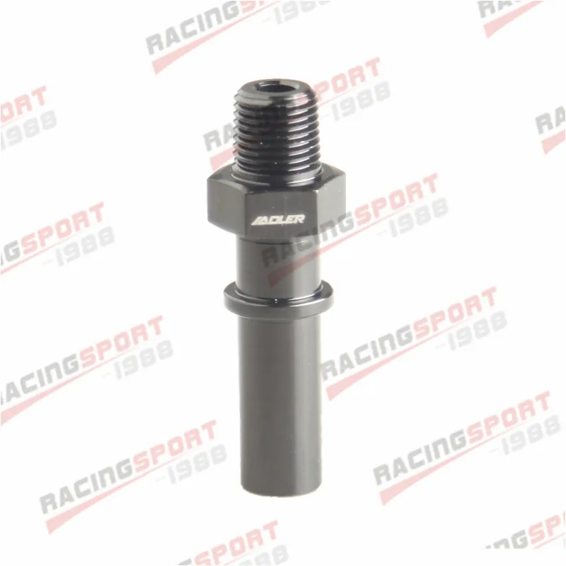1/8" NPT Male Fuel Adapter Fitting To 3/8" Male Quick Connect Black
