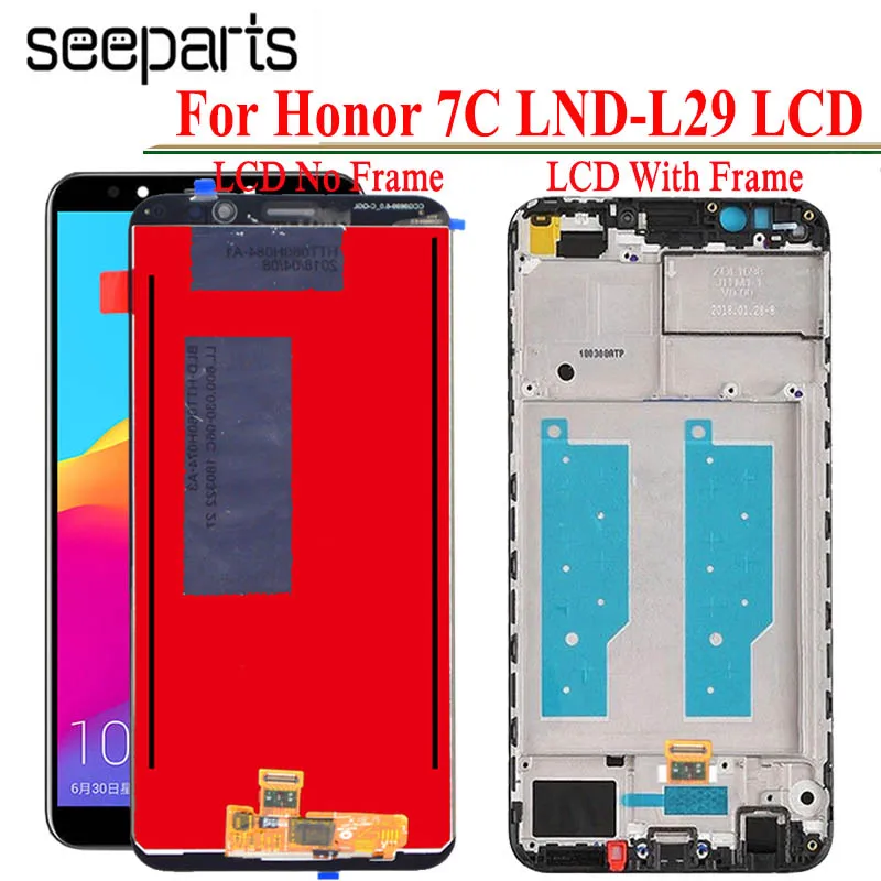 Testado bem display para huawei honor 7c pro display lcd tela de toque ...