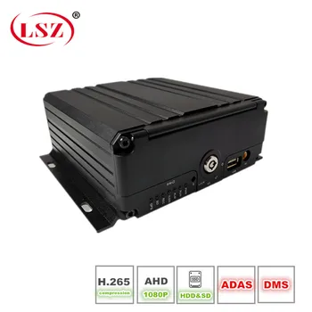 

Integrated ADAS & DSM 4 Channel Mobile DVR Truck Bus Vehicle HDD MDVR with 4g gps