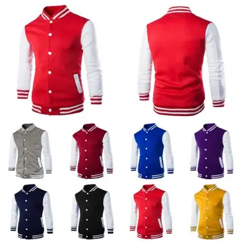 

Fashion Mens Varsity Jacket College University Baseball Coat Outfits