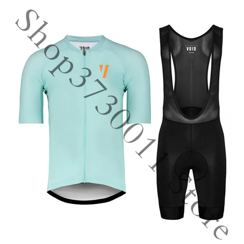 Синий Ropa Ciclismo Hombre VOID комплект с коротким рукавом велосипедная дышащая одежда для велосипеда одежда для езды на велосипеде Джерси - Цвет: Синий