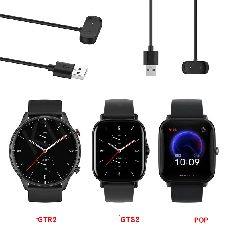 USB-кабель для быстрой зарядки смарт-часов Huami Amazfit GTR2/GTS2/Pop магнитное зарядное