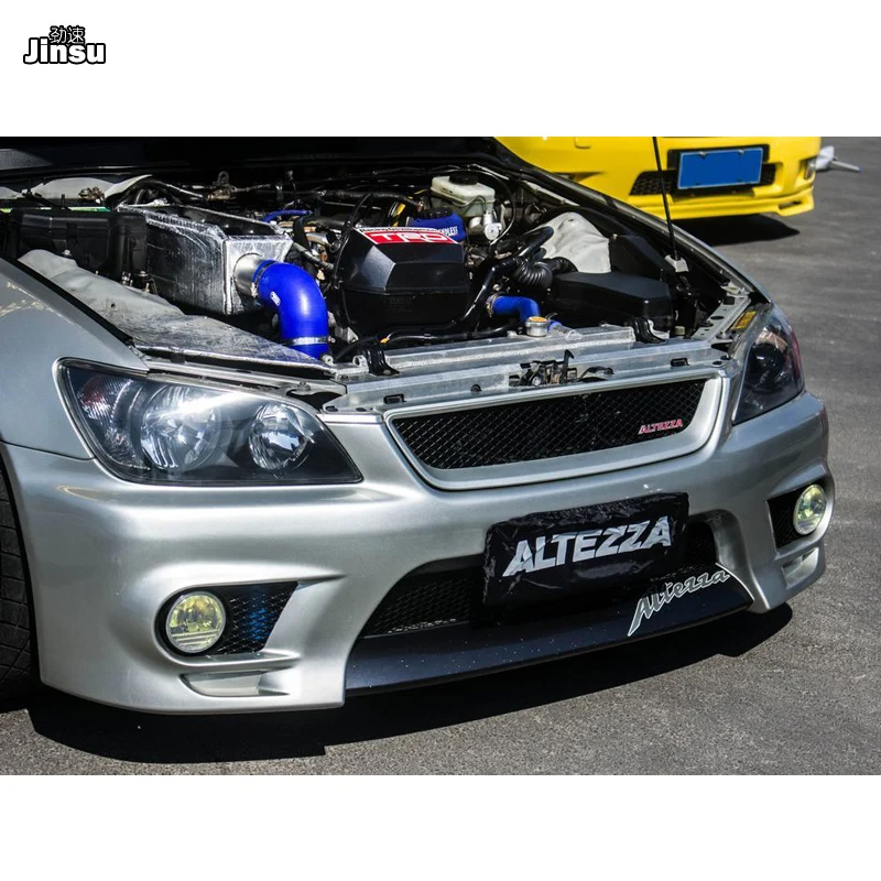 Без логотипа стекловолокно передний бампер решетка для Lexus IS200 IS300 для Toyota altezza AS200 AS300 RS200 FRP матовый черный грунт гриль