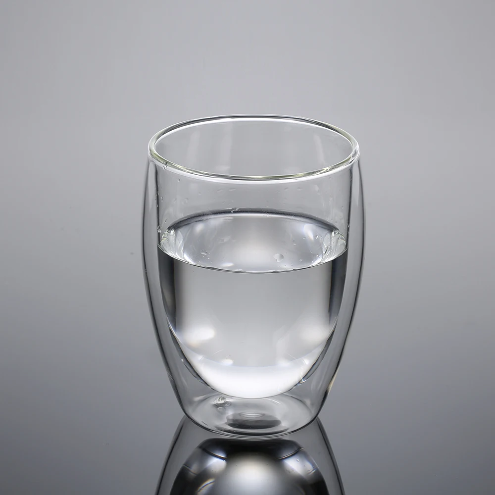 Heat-resistant Glass Cup Double Wall Glass Cup Beer Coffee Cup Set Handmade Beer Mug 450ml 350ml 250ml Water Bottle Drinkware