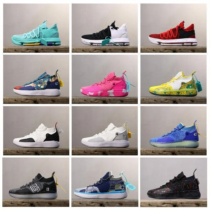 Баскетбольные кроссовки KD10 KD12 KD11 кроссовки KD 11 12 10 Royal Mammary Cancer Black Moon 90s Kid университетские красные Kevines Durants