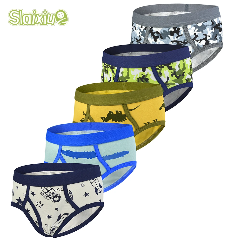 

5 Pcs/lot Children Clothes Boys Underwear Kid Boxer Briefs Shorts Panties Teenager Pants For 2-9Years Old