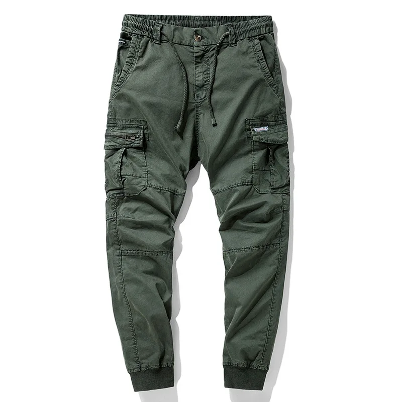 

Shrimp Years Autumn Clothing New Style Popular Brand Simple Multi-pockets Beam Leg Men's Casual Bib Overall Skinny Pants Large P