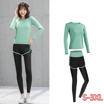 

2020 New Sports Suit Female Fashion Spring Gym Women's New Fitness Clothes Women Two-piece Suit