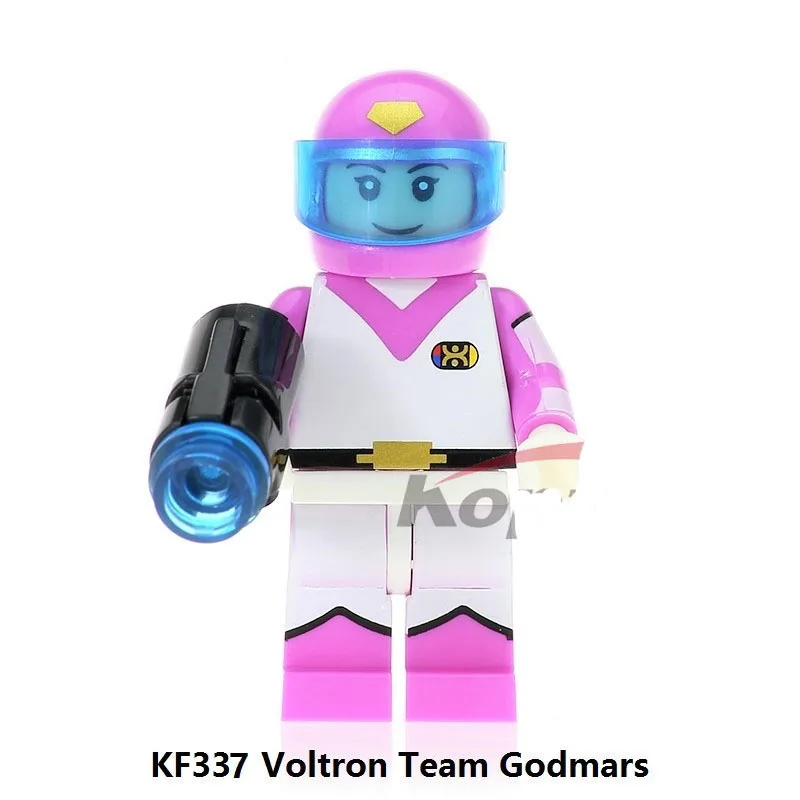 

KF6027 20Pcs Building Blocks Super Heroes Voltron Team Godmars Movie Six God Combination Robocop Space Wars Bricks Kids Toys